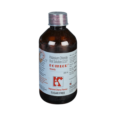 Potklor Oral Solution Cherry Sugar Free