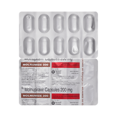 Molnumize 200mg Capsule