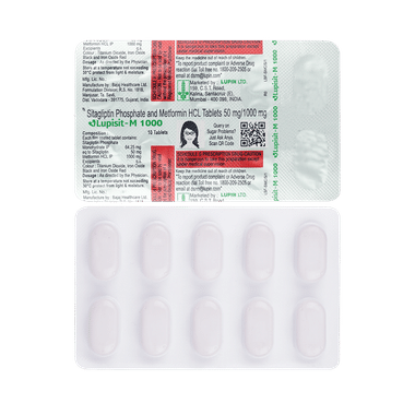 Lupisit M 50mg/1000mg Tablet