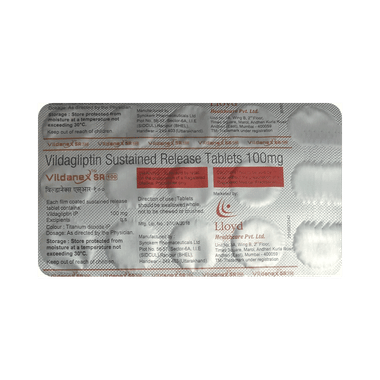 Vildanex 100 Tablet SR
