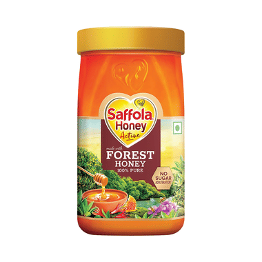 Saffola Honey Active| Made with Sundarban Forest Honey | 100% Pure Honey | No sugar adulteration