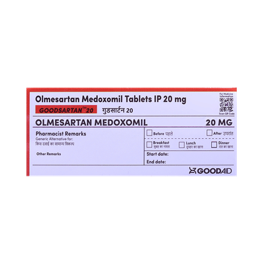 Goodsartan 20 Tablet