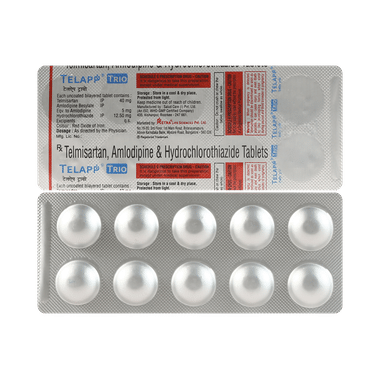 Telapp Trio 40mg/5mg/12.5mg Tablet