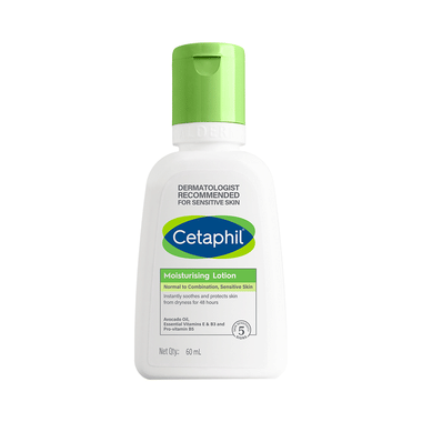 Cetaphil Moisturising Lotion With Avocado Oil, Vitamin E, B3 & B5 | For Normal To Combination, Sensitive Skin