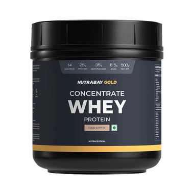 Nutrabay Concentrate Whey Protein Powder Cold Coffee