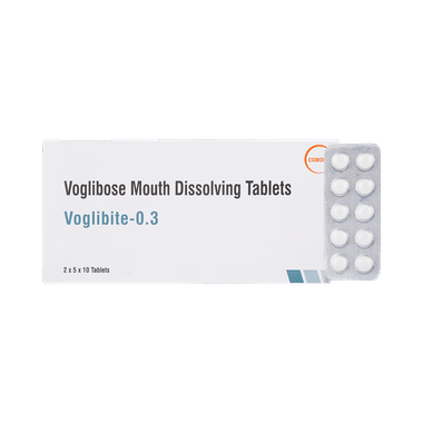 वोग्लीबाइट 0.3 टैबलेट एमडी