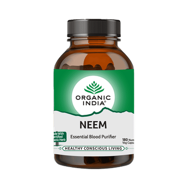 Organic India Neem Veg Capsule | Acts As Blood Purifier
