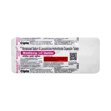 Montecip LC Junior 2.5mg/4mg Tablet