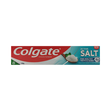 Colgate Active Salt Toothpaste, Germ Fighting Toothpaste For Healthy Gum & Teeth