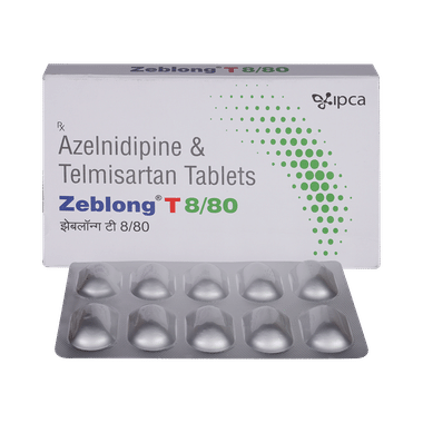 Zeblong T 80mg/8mg Tablet