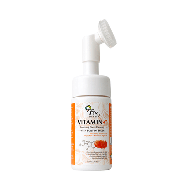 Fixderma Vitamin-C Foaming Face Cleanser with Built-in-Brush