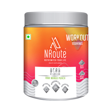 Nroute BCAA Advanced Powder Raw Mango Punch