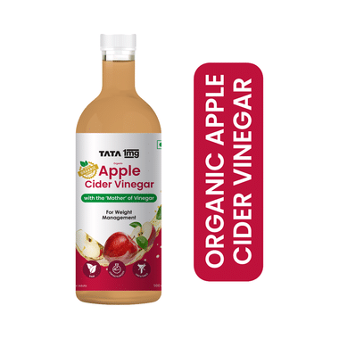 Tata 1mg Organic Apple Cider Vinegar with the “Mother of Vinegar” for Healthy Weight Management, & Overall Wellbeing