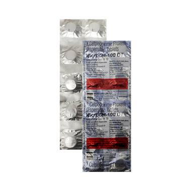 Microcef 100mg Tablet DT