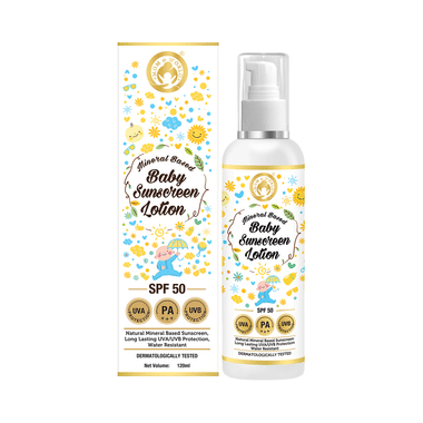 Mom & World Mineral Based Baby Sunscreen Lotion SPF 50