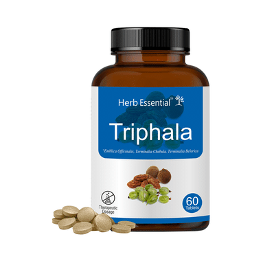 Herb Essential Triphala (Emblica Officinalis, Terminalia Chebula, Terminalia Belerica) Tablet