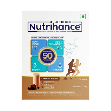Jubilant Nutrihance for Heart, Energy, Weight Mangement & Immunity | Flavour Chocolate