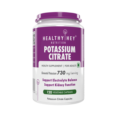 HealthyHey Nutrition Potassium Citrate Vegetable Capsule