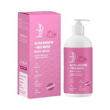 Bake Alpha Arbutin with Rice Water Body Wash