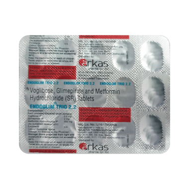 <span style='color:#626A7A'>Endoglim Trio 2.2mg Tablet SR</span>