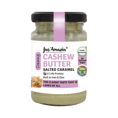 Jus Amazin Creamy Cashew Butter Salted Caramel