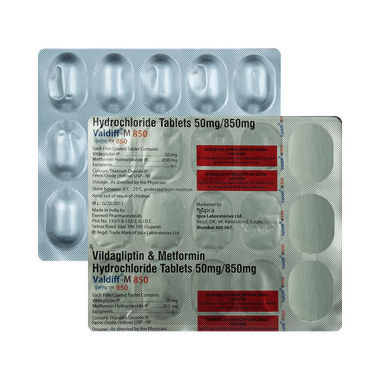 Valdiff-M 850 Tablet