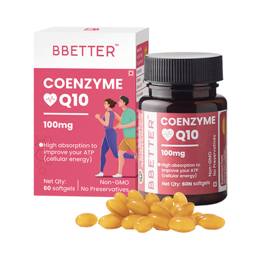 BBetter Coenzyme Q10 100mg Softgel