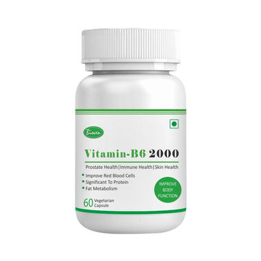 Bioven Vitamin B6 2000 Vegetarian Capsule