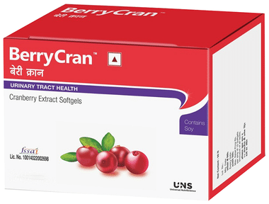 Berrycran High Strength Cranberry Extract Softgel