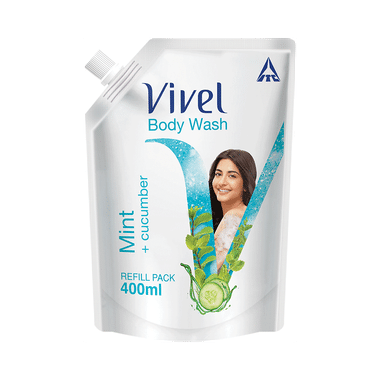 Vivel Mint + Cucumber Refill Pack Body Wash