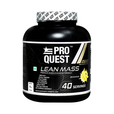 Pro Quest Lean Mass Powder Banana