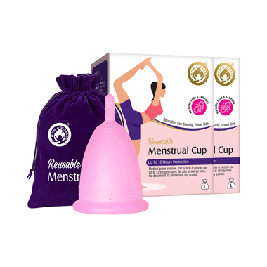 Mom & World Reusable Menstrual Cup For Women Large