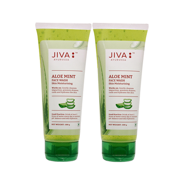 Jiva Aloe Mint Face Wash (100gm Each)