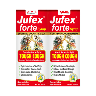 Aimil Jufex Forte Syrup (100ml Each)