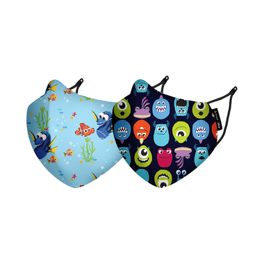 Nirvana Disney Face Covering Mask XS Monster & Nemo