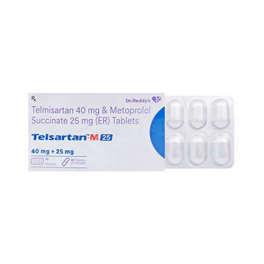 Telsartan M 40mg/25mg Tablet