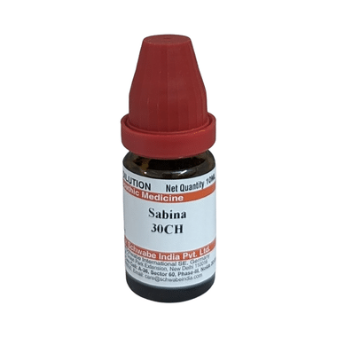 Dr Willmar Schwabe India Sabina Dilution 30 CH