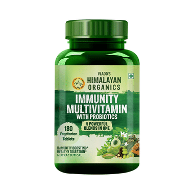 Vlado's Himalayan Organics Immunity Multivitamin With Probiotics Vegetarian Tablet