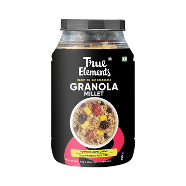 True Elements Granola Millet High Protein High Fibre For Weight Management