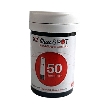 POCT GlucoSPOT Glucometer With 50 Strip | Blood Glucose Monitors