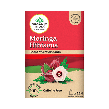 Organic India Moringa Hibiscus Green Tea