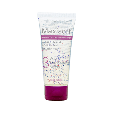 Maxisoft 3 Way Anti-Bacterial Action Advance Cleansing Face Wash (100ml Each)