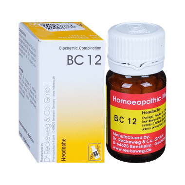 Dr. Reckeweg Bio-Combination 12 (BC 12) Tablet