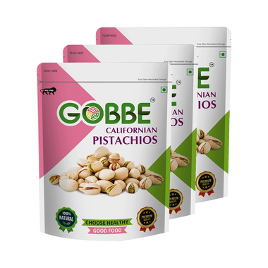 Gobbe Salted Californian Pistachios (200gm Each)