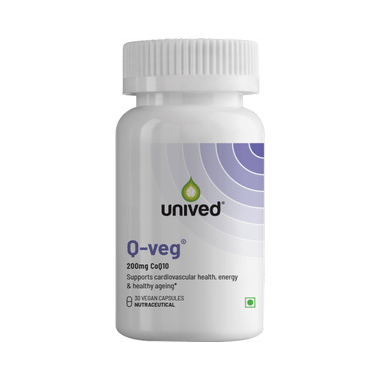 Unived Q-Veg 200mg CoQ10 Vegan Capsule