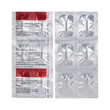 Farobact 300mg Tablet ER