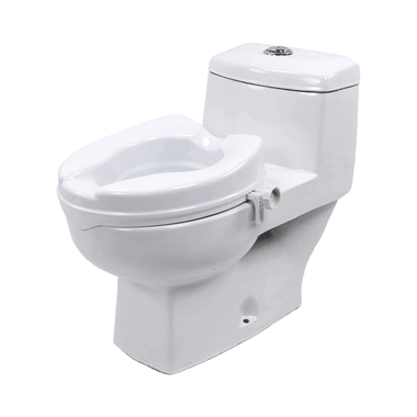 Entros SC7060C Easy Fixed Raised Toilet Seat Toilet Bidet Without Lid 2 Inch White