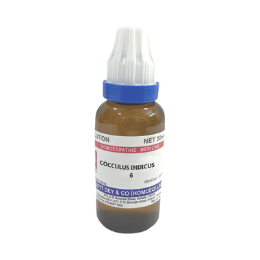 Sett Dey Cocculus Indicus Dilution 6