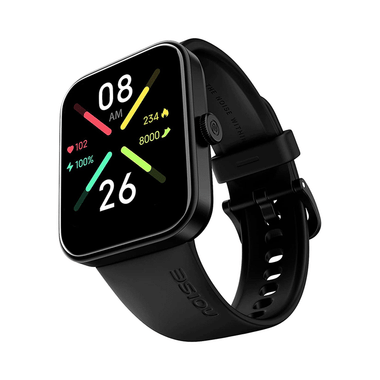 Noise Color Fit Pulse Go Buzz Smartwatch Jet Black