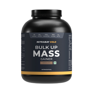 Nutrabay Gold Bulk Up Mass Gainer Powder Chocolate